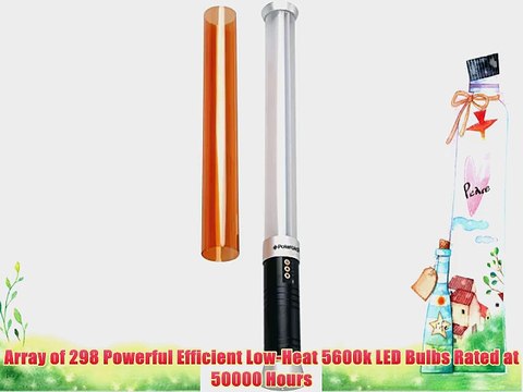 Polaroid BrightSaber Professional Handheld/ Mountable LED Lighting Wand with Removable Tungsten
