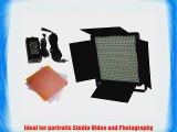 600 LED Light Panel DIMMABLE Professional Video Light Panel Studio Video Light Lighting LED
