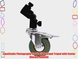 LimoStudio Photography Studio Light Stand Tripod with Caster Wheels AGG966