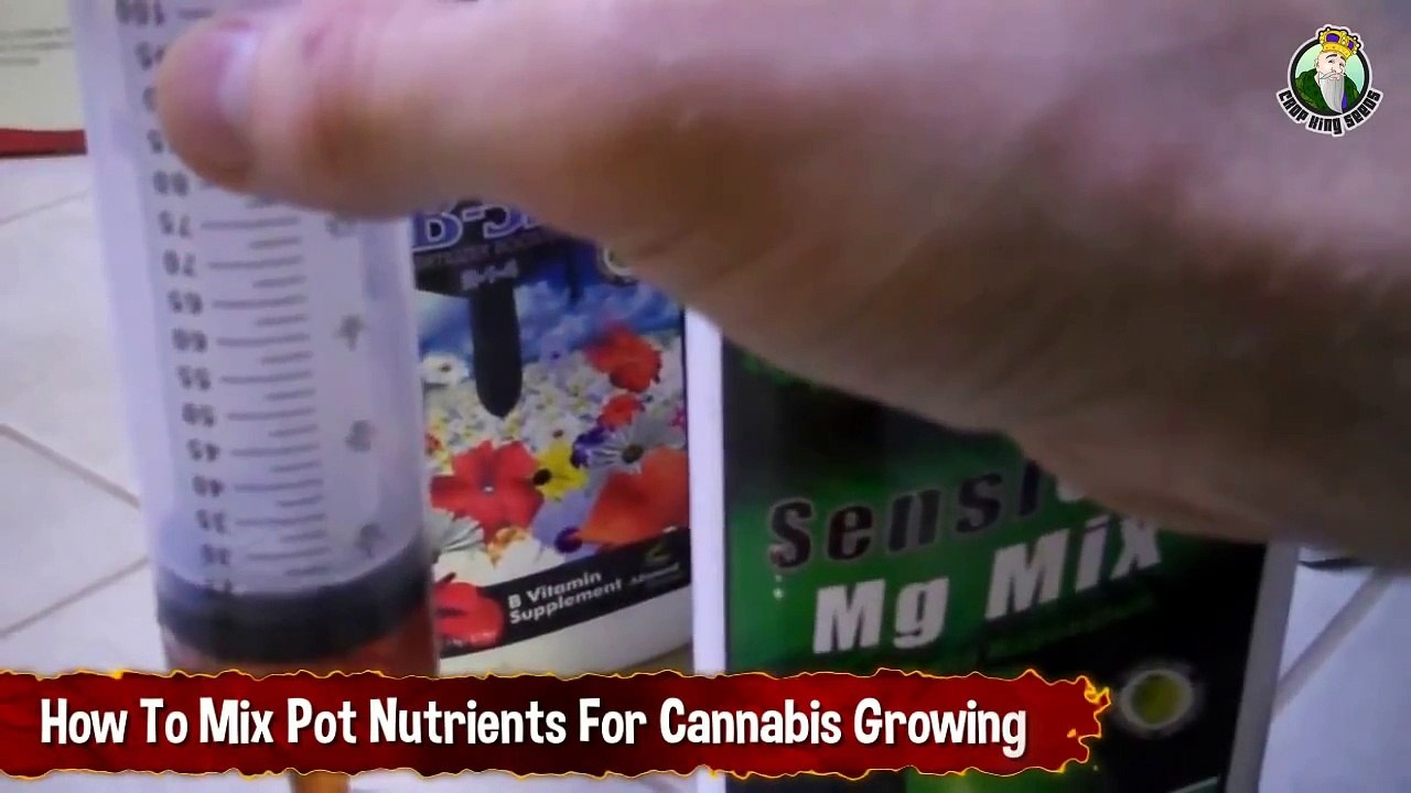 How To Mix Pot Nutrients For Cannabis Growing - Growing Marijuana