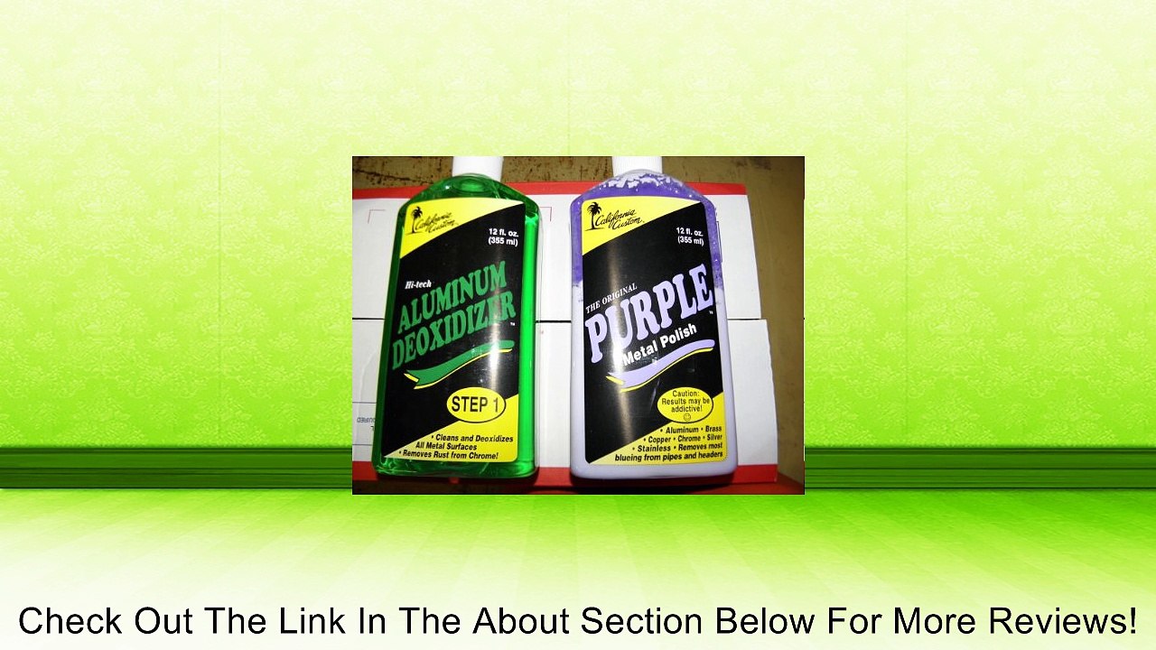 Purple Metal Polish/deoxidizer Combo Review