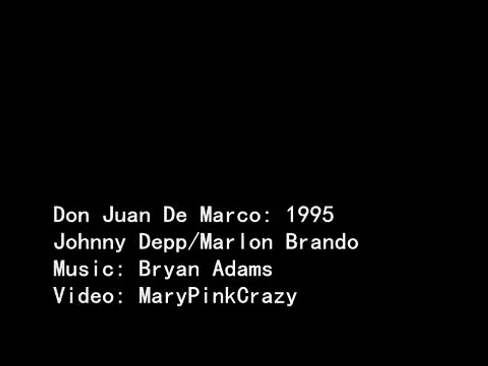 Don Juan De Marco - Johnny Depp & Marlon Brando