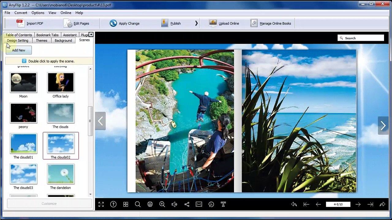Brand your flipbook with a unique logo