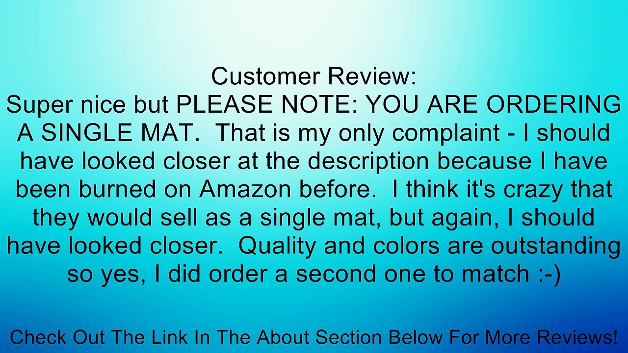 SPG RFM5103 Realtree Outfitters Camo Rear Floor Mat Review