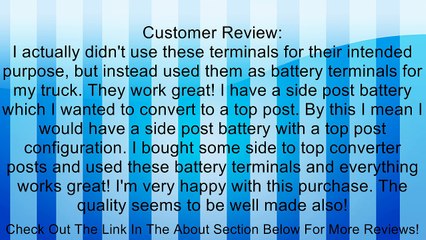 Schumacher BAF-MT1 Marine Terminal End Review