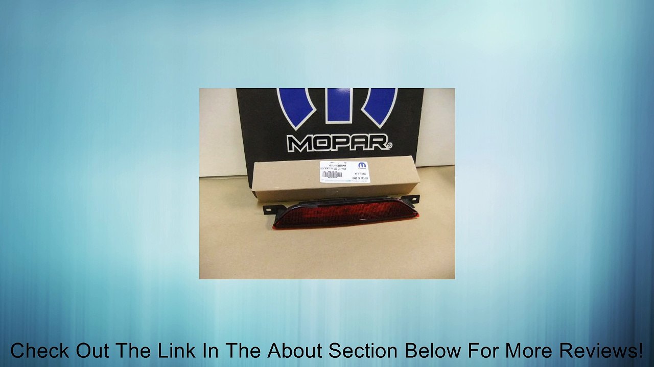 Dodge Durango, Caliber & Jeep Grand Cherokee, Compass 3rd Brake Light Lamp Oem Review