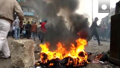Violent protests mark Egyptian uprising anniversary