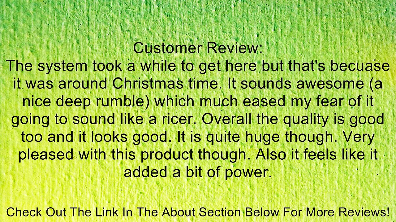 OBX Forza Catback Exhaust 02-03 MAZDA PROTEGE 5 P5 2.0L Review