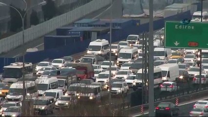 TEM’de trafik felç