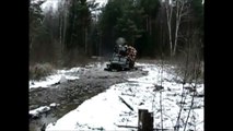 Russian Truck Defies Impossible Mud Road