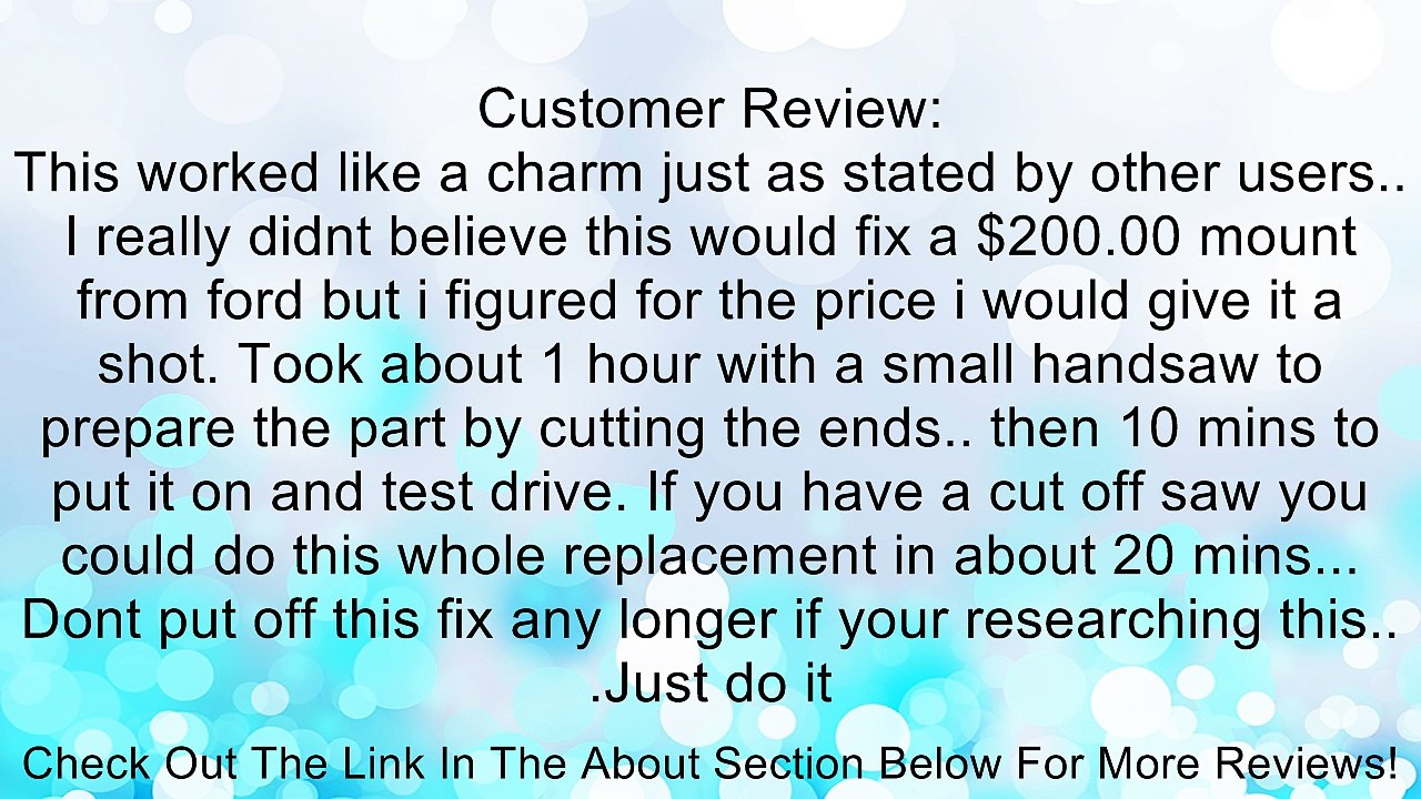 URO Parts 9434263 Engine Torque Rod Bushing Review