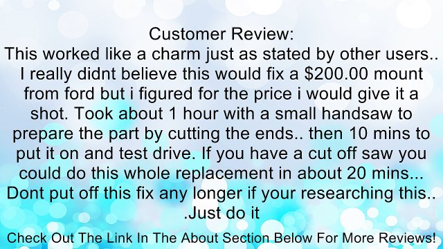 URO Parts 9434263 Engine Torque Rod Bushing Review