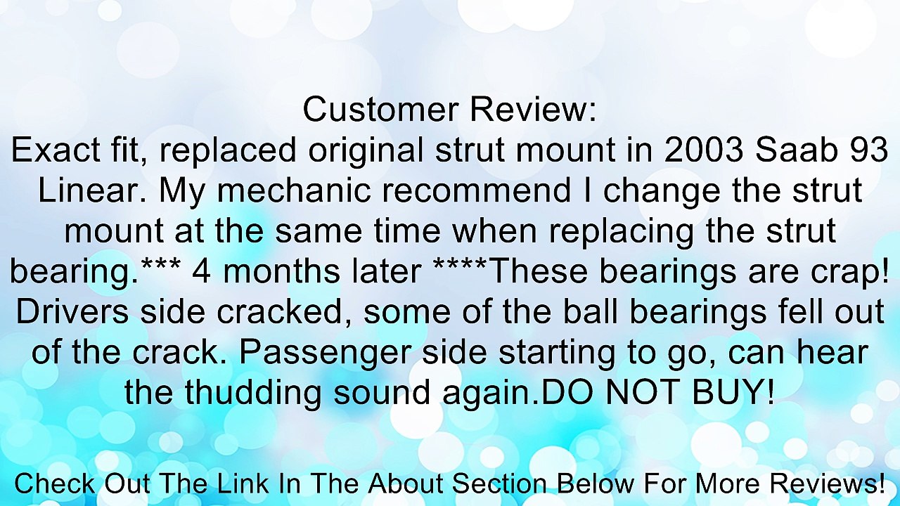 URO Parts 13 188 763 Strut Mount Review