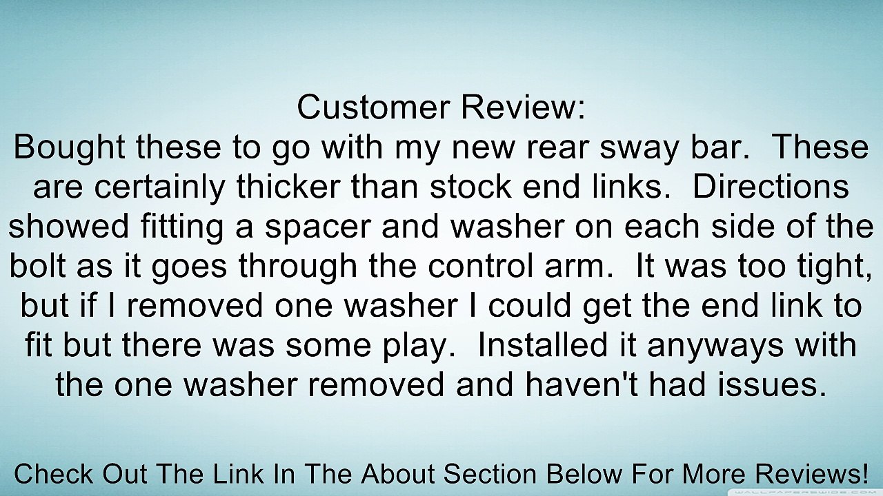 Kartboy Subaru WRX / STi Rear Endlinks 2008-2010 Review