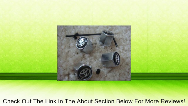 4 PCS Anti-theft Tire AIR Valve Stems Caps for Toyota Review