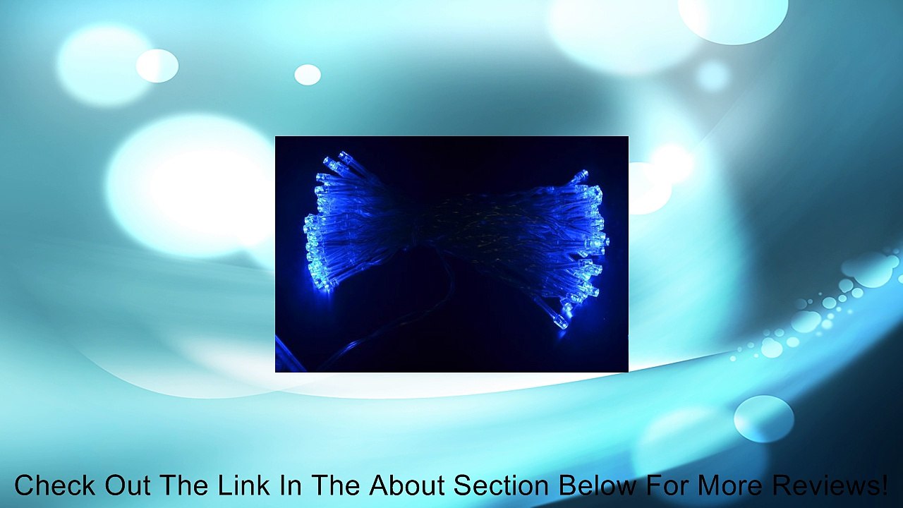 Blue 30 LED Battery Outdoor String Light Review