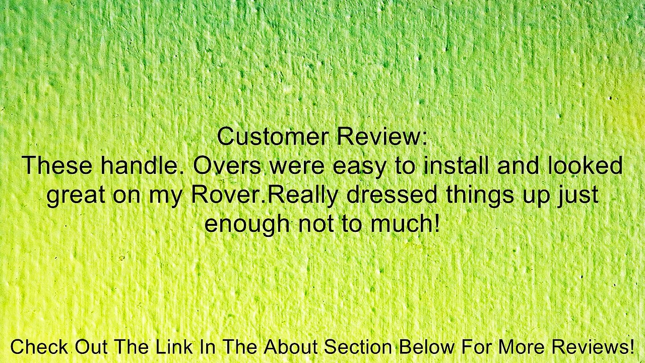 URO Parts CDH-LR3HANDLE Stainless Steel Chrome Door Handle Cover Review