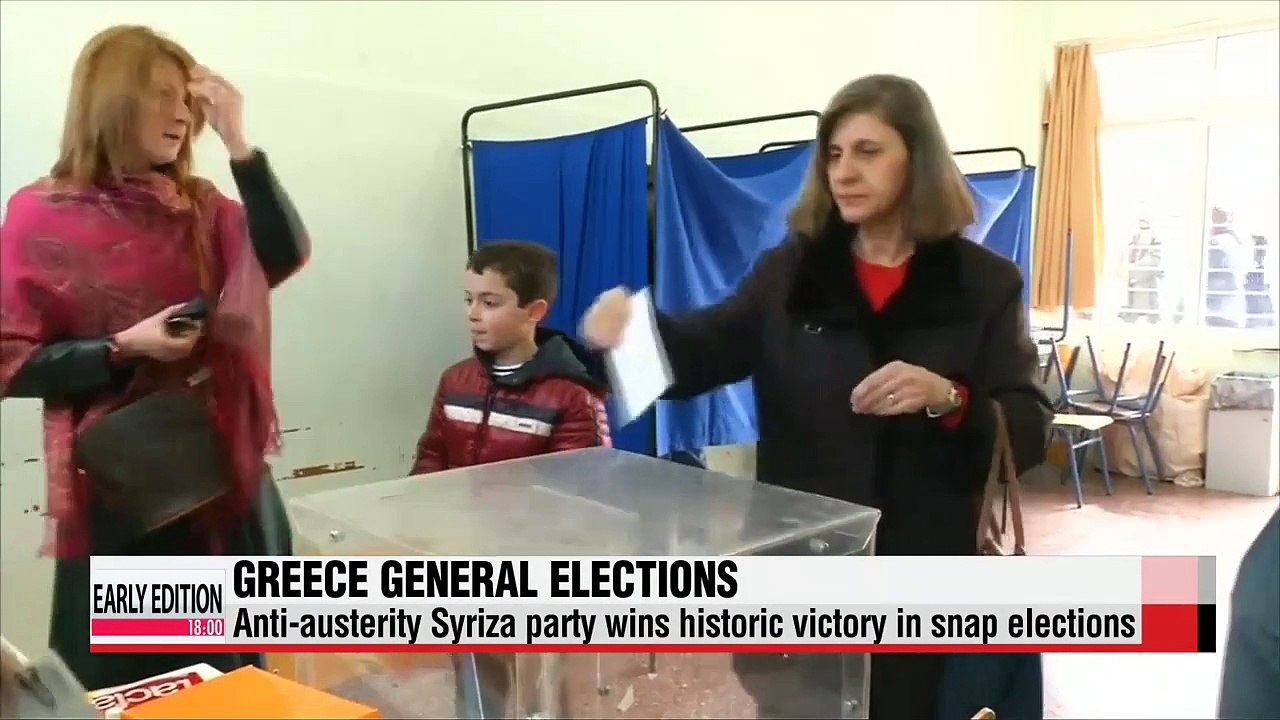 Anti-austerity Syriza party win historic victory in Sunday's snap elections