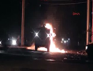Silopi'de polis ve göstericiler arasında çatışma