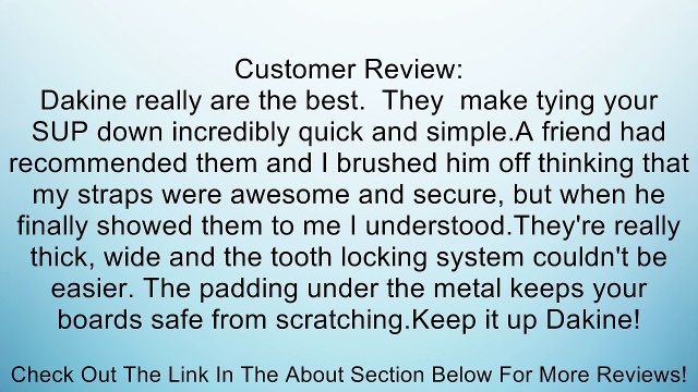 Dakine Baja Tie Down Straps - 12' - Black Review