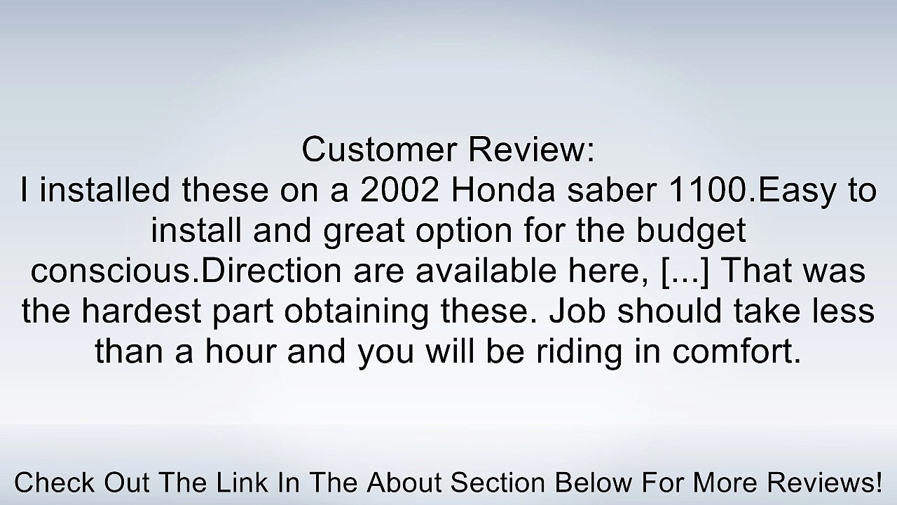 Motorcycle 2000-2007 Honda Spirit 1100 & Sabre 1100 3" Forward Control Extensions 2000 01 02 03 04 05 06 07 Review