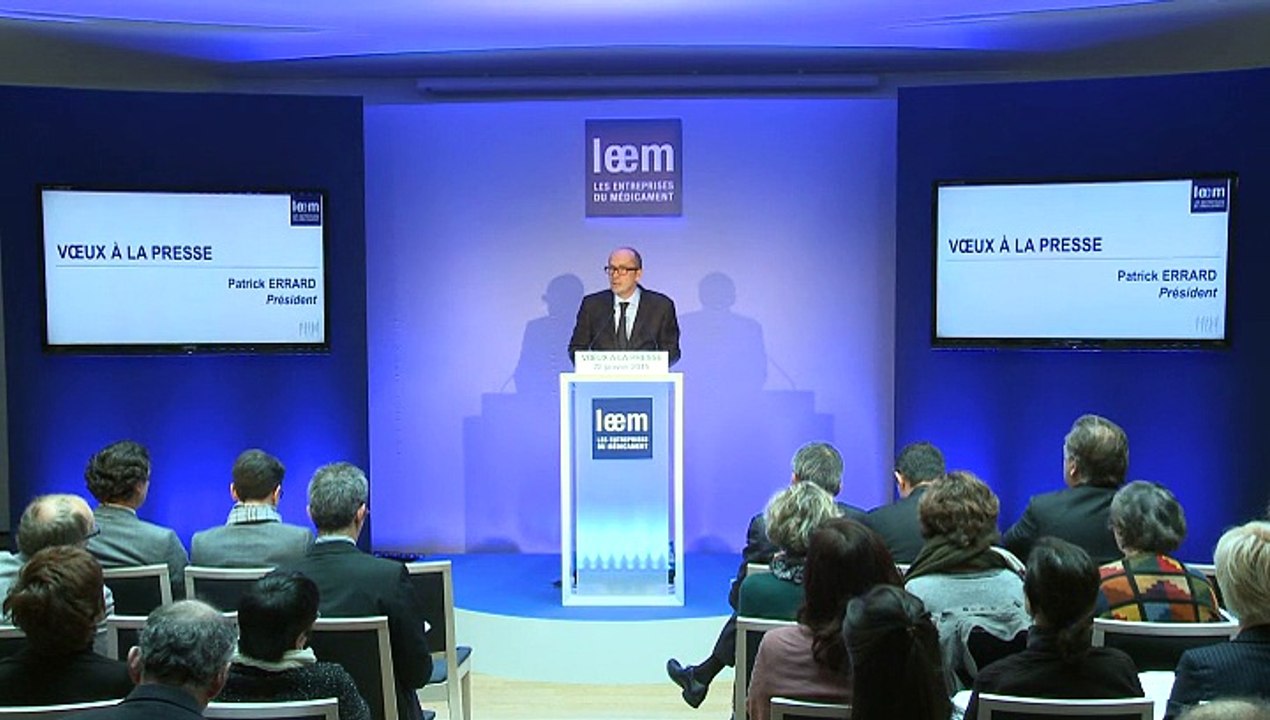 "Nouveaux enjeux, nouveau dialogue, nouveau Leem : Une année sous le signe de la refondation" - Intervention de Patrick Errard, Président du Leem
