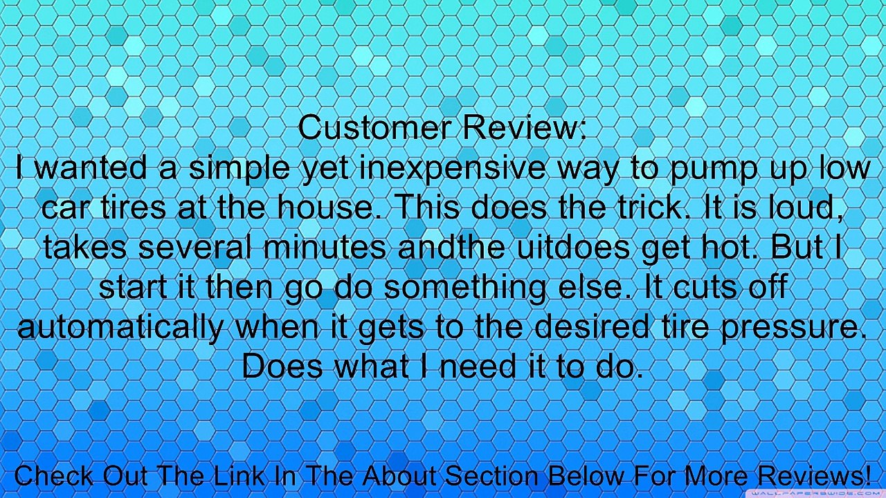 Bell Automotive 22-1-33000-8 BellAire 3000 Tire Inflator Review
