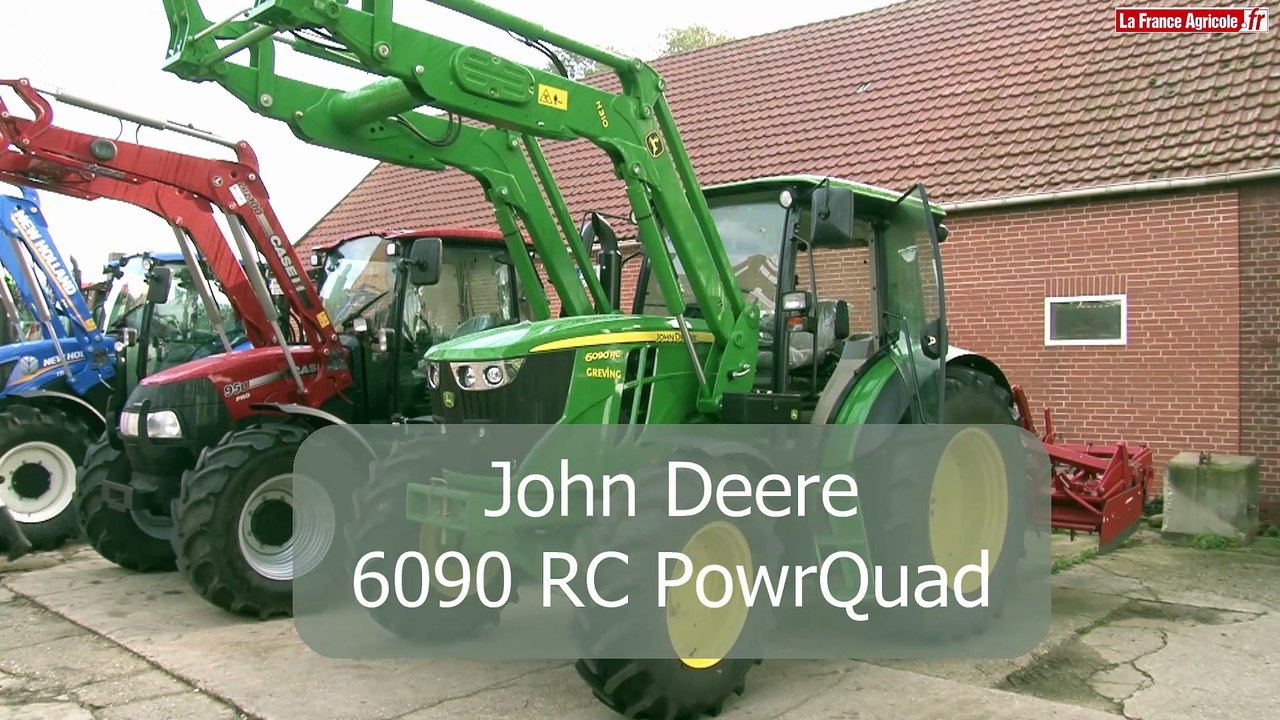 Test comparatif : John Deere 6090 RC, tracteur avec chargeur