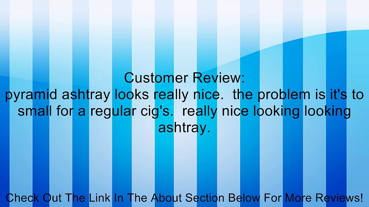 Pyramid Ashtray with Bas Reliefs Style TAL486 Review