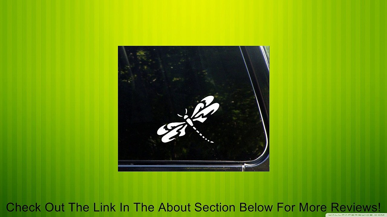 DRAGONFLY(New) White 5" Vinyl STICKER / DECAL Review