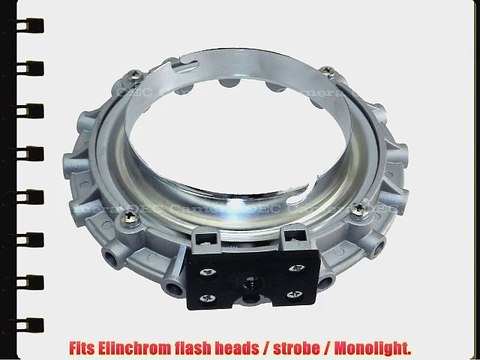EZ Lightstand 3/8 Mountable Speed Ring Speedring / Softbox for Elinchrom Flash Easy Interfit
