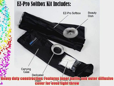 Fotodiox 10SBXBLC1256EZ Pro Studio Solutions EZ Pro Strip Box Softbox 12-Inchx56-Inch with