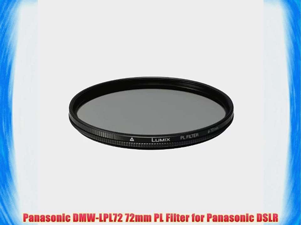 Panasonic DMW-LPL72 72mm PL Filter for Panasonic DSLR