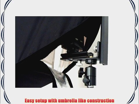 STUDIOHUTSH-FBFSPB-606024 x 24 Square Easy Foldable Umbrella Style Photography/Video Speedlight