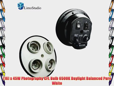 LimoStudio 3200W Photo Video Studio Softbox Lighting Light Kit with Carrying Case For Product