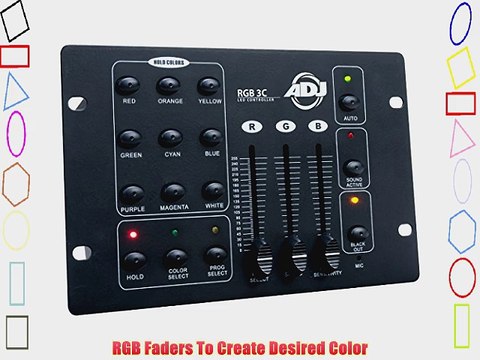 American DJ RGB3C | Basic 3ch RGB LED Controller