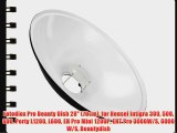 Fotodiox Pro Beauty Dish 28 (70cm) for Hensel Intigra 300 500 600 Porty L1200 L600 EH Pro Mini