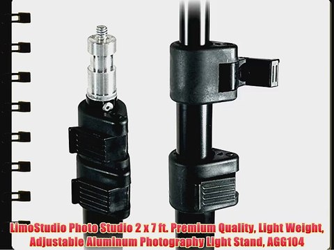 LimoStudio Photo Studio 2 x 7 ft. Premium Quality Light Weight Adjustable Aluminum Photography