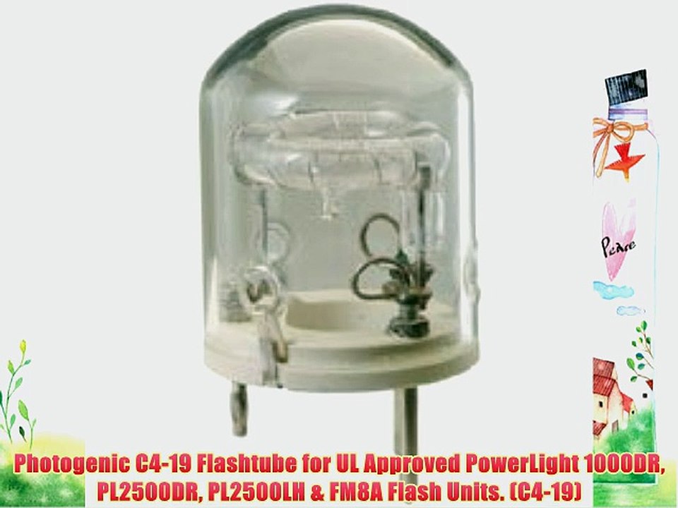 Photogenic C4-19 Flashtube for UL Approved PowerLight 1000DR PL2500DR PL2500LH