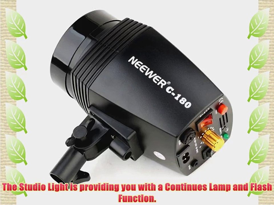 Neewer 180W 180 Watt Photographic Studio Strobe Flash Light