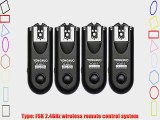 Yongnuo Rf-603 Ii Wireless Flash Trigger Receiver with 3 Transceivers N3 for Nikon D600 D5000