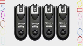 Yongnuo Rf-603 Ii Wireless Flash Trigger Receiver with 3 Transceivers N3 for Nikon D600 D5000