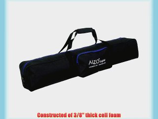 Alzo Light Kit Soft Case - 8 In X 8 In X 46 In Length with Large Side Accessory Pocket