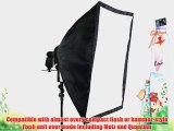 Alzo Large Softbox 24X36 In for Porta Flash Speedlight-And Large Flashes Incl. Metz