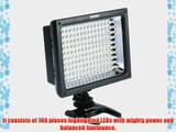 YONGNUO YN-160S 160 LED Video Light for Canon Nikon Olympus DV Camcorder and Digital SLR Cameras