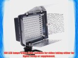 EVERSTAR? Yongnuo YN-160 LED video light With 160pcs Lamps for Camcorder DSLR Camera Canon