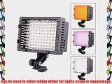 CN-126 LED Video Light for Camera DV Camcorder Lighting 5400K All Standard ISO 518-2006 hot