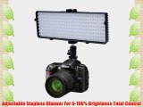 Polaroid Studio Series 256 LED Video Light Panel For Digital SLR Cameras