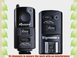 Aputure 120m 16 Channel Wireless Flash Trigger Transmitter   Receiver for Canon EOS