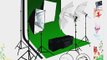 LimoStudio Photo Video Studio Light Kit - Includes Chromakey Studio Background Screen (Green